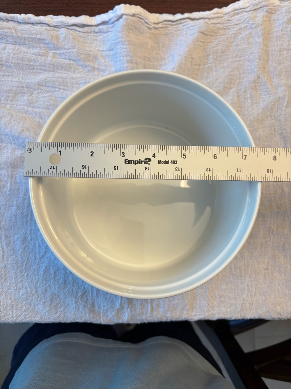 Crate&Barrel White Fluted Ceramic Ramekin - Picture 6 of 7